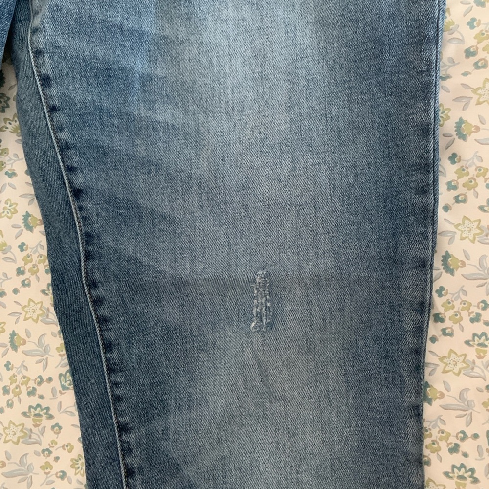 Liverpool Los Angeles Liv Non Skinny Skinny Distressed Cropped Jeans 10/30 - Picture 7 of 11